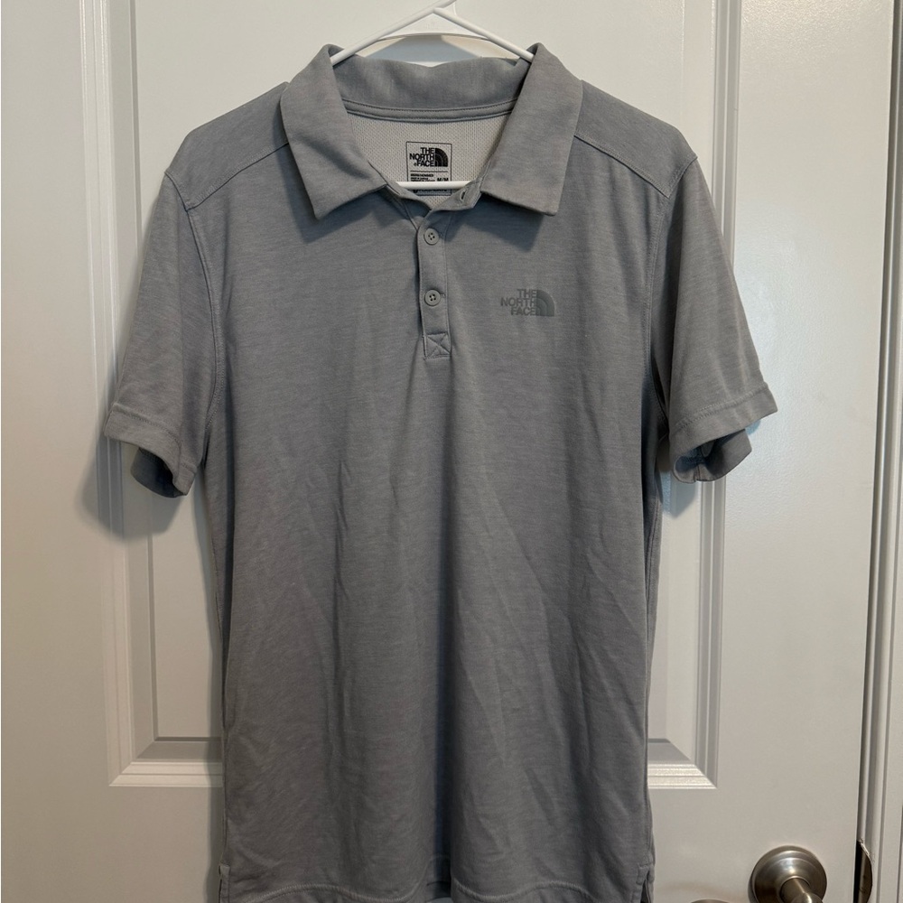 The North Face Men's Polo Shirt in Light Gray